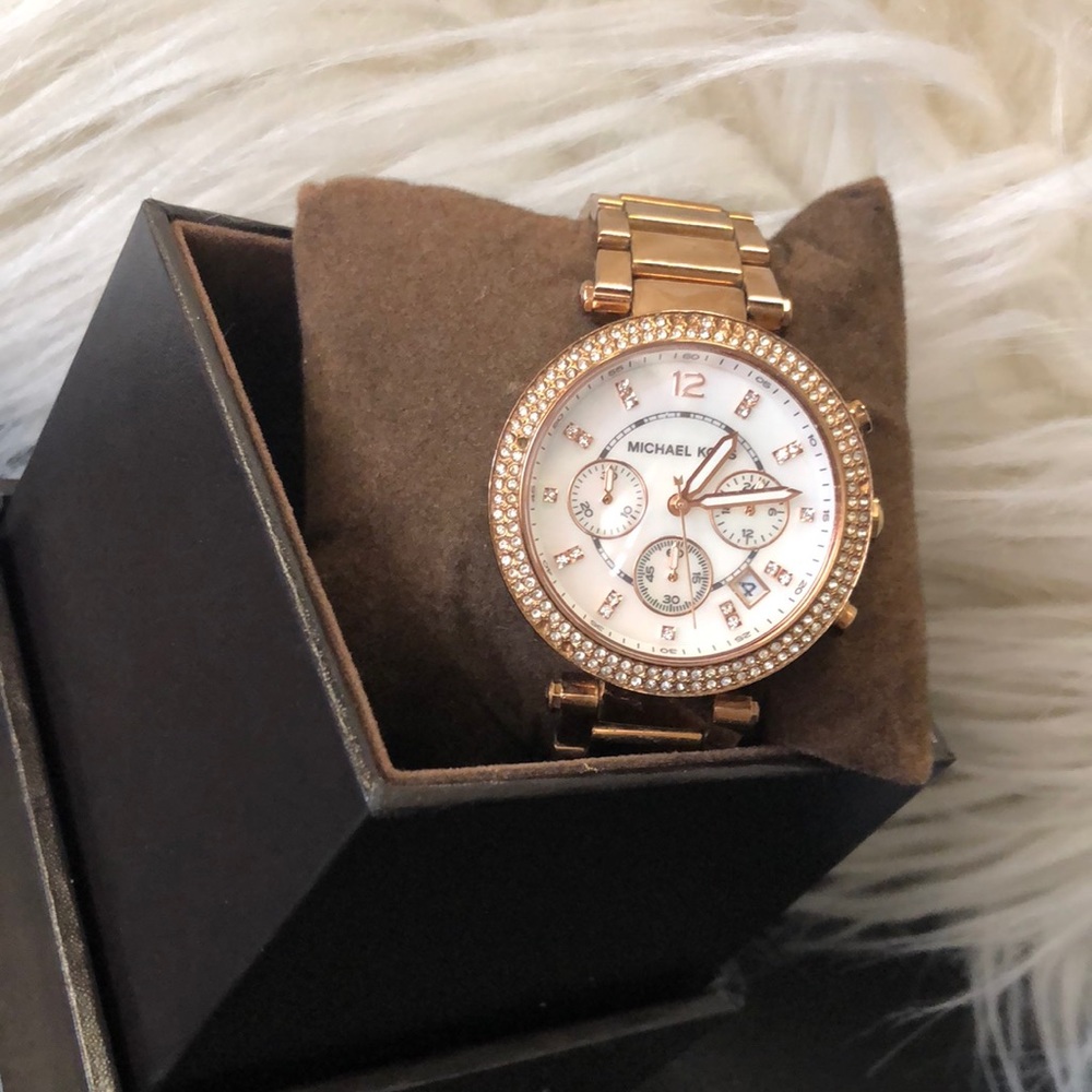 Rose Gold Michael Kors Watch w/ box